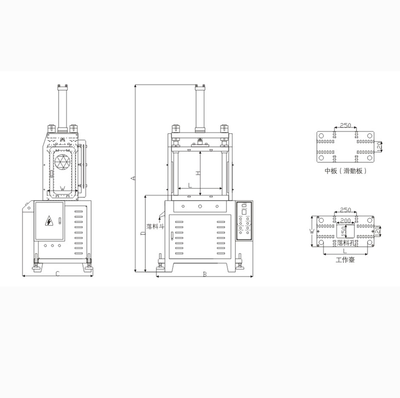 四柱油压压床CH105A系列