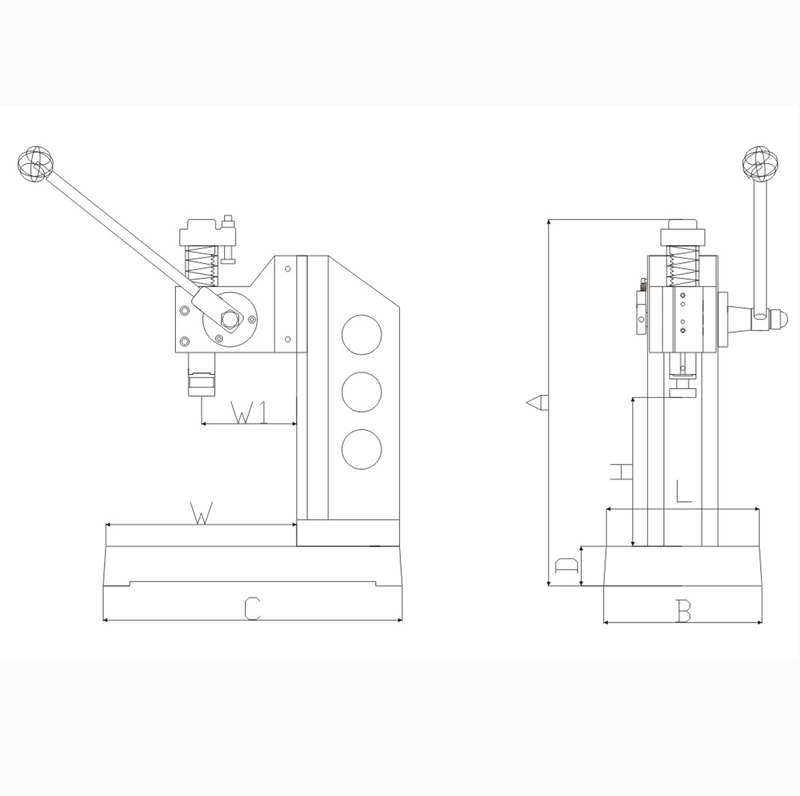 高精密手动压床